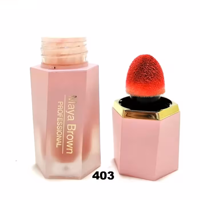 رژگونه مایع مایابراون کد Maya Brown 403