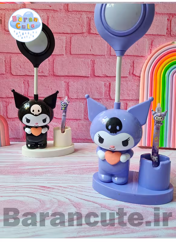 چراغ مطالعه فانتزی جاقلمی و تراش دار طرح کورومی