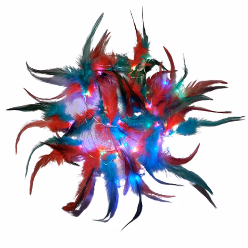 ریسه ال ای دی مدل مفتولی پر رنگی طول 5 متر