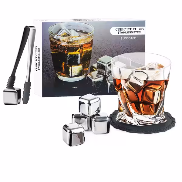 قالب یخ 8 عددی استیل مدل CUBIC STEEL ICE