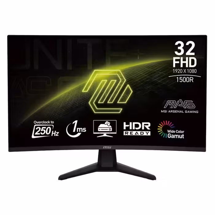 مانیتور خمیده گیمینگ 32 اینچ ام اس آی مدل MAG 32C6X