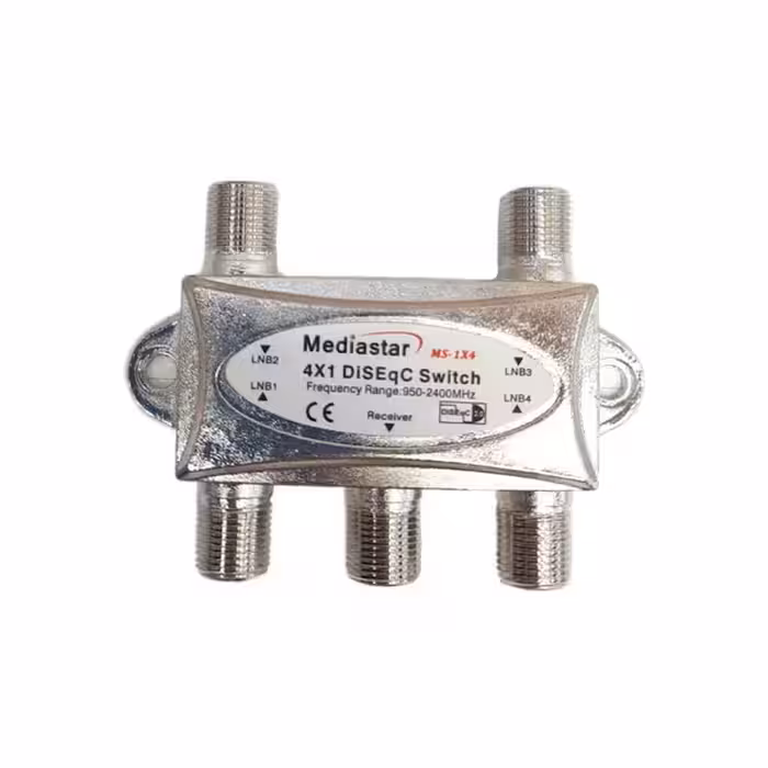 سوئیچ آنتن 4 به 1 مدیا استار مدل ms-1x4 FullHd