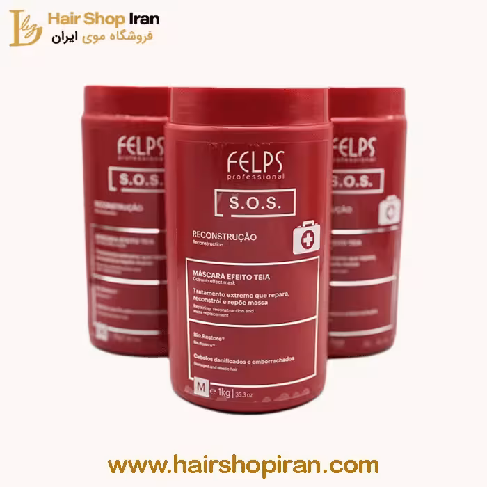 ماسک مو SOS ماسکارا اورژانسی فلپس (فروش میلی و کامل) Felps