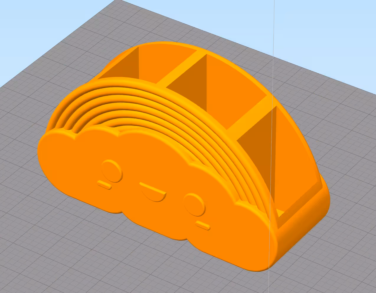 مدل سه بعدی جامدادی رنگین کمان (stl)