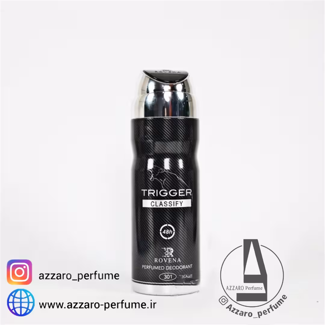 اسپری جگوار کلاسیک بلک مردانه روونا حجم 200 میل