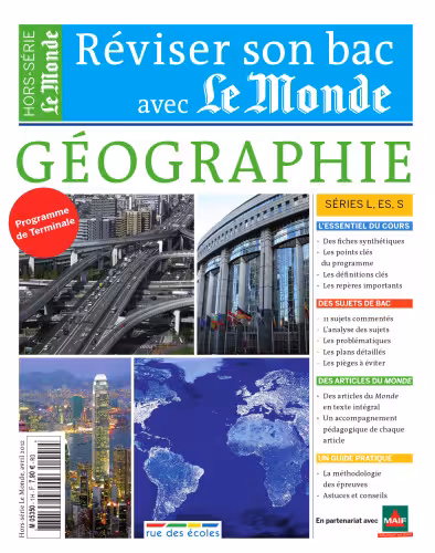 خرید و دانلود نسخه کامل کتاب Réviser son Bac avec Le Monde : Géographie Terminale, séries L, ES, S