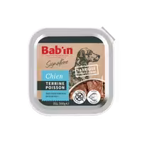 ووم سگ بالغ طعم ماهی برند Babin بابین 300 گرمی