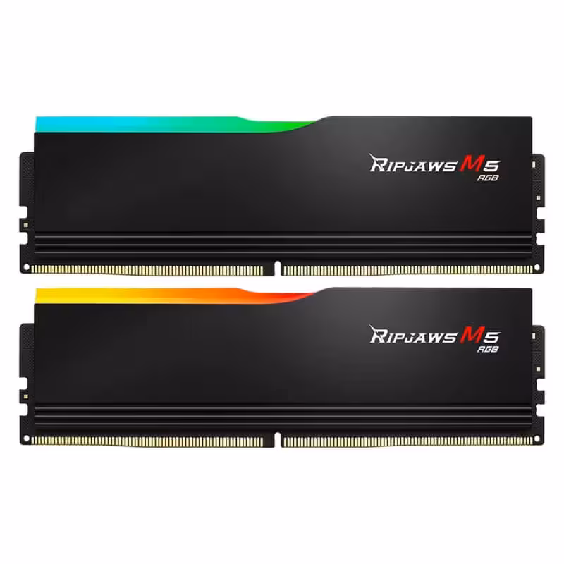 رم جی اسکیل مدل G.SKILL RIPJAWS M5 RGB 32GB 6400MT BLACK C36 Dual