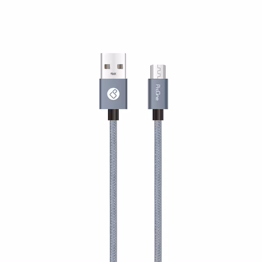 کابل تبدیل USB به microUSB پرووان مدل PCC195 طول 2 متر