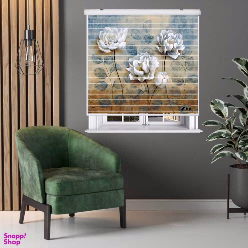 پرده زبرا زیو مدل 3D1120 سایز 150x150 سانتی متر