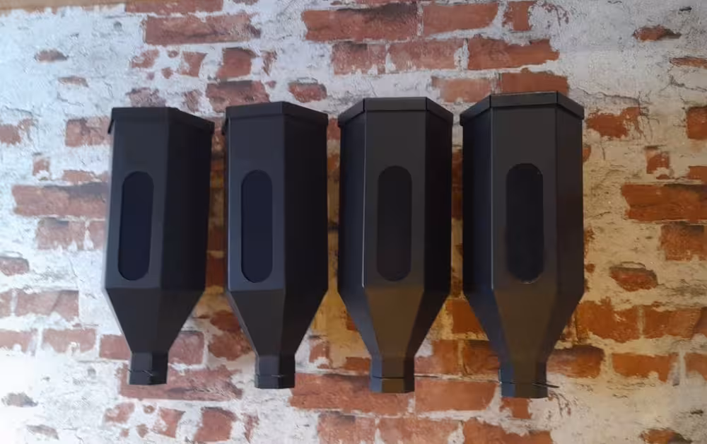 سیلو قهوه 3 کیلویی 4 عددی طرح 6 ضلعی تیرکس