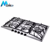 گاز رومیزی اخوان کد G13S پنج شعله استیل