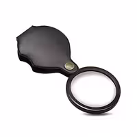 ذره بین جیبی جلد چرمی تاشویی