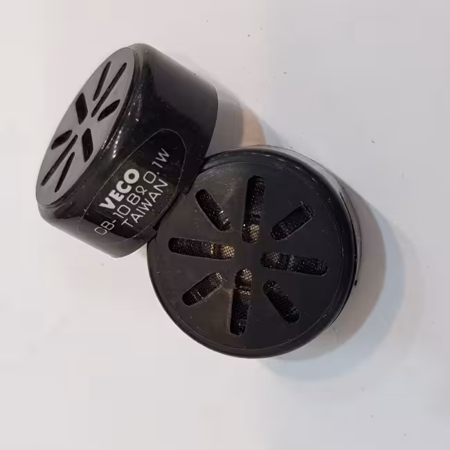 بلندگوی 8 اهم 0.1 وات 23 میلیمتر با شدت صوت بالا، High SPL Speaker 8 ohm 0.1 watt 23mm