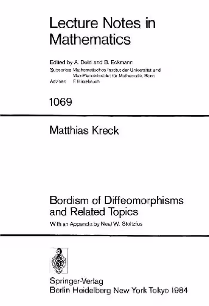 خرید و دانلود نسخه کامل کتاب Bordism of Diffeomorphisms and Related Topics