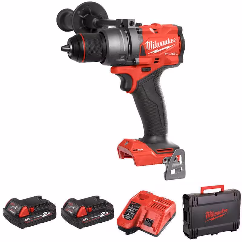 دریل چکشی 18 ولت شارژی میلواکی مدل M18FPD3-202X