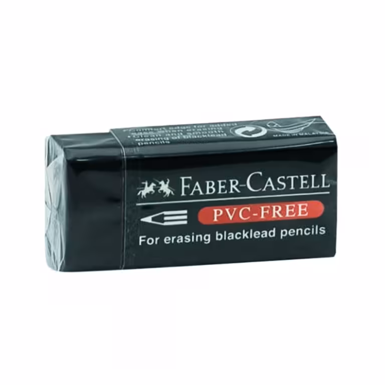 پاک کن فابر کاستل Faber-Castell مشکی کوچک مدل PVC-Free