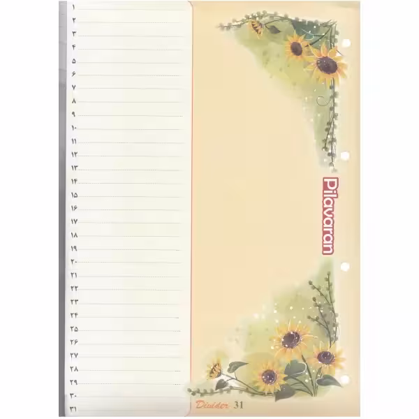 دیوایدر (جداکننده) طلقی سایز A4 پیلاوران بسته 31 تایی