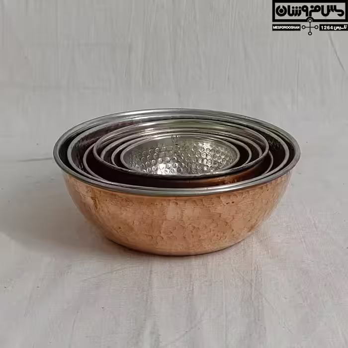کاسه پیاله مسی مدل معین