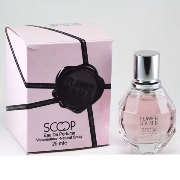 عطر جیبی زنانه اسکوپ مدل فلاور بامب scoop flawer bamb mini perfume