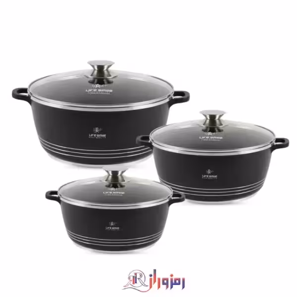 سرویس قابلمه سرامیکی لایف اسمایل اصلی مدل LUP6-1BB