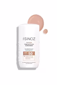 کرم ضد آفتاب رنگی هیبریدی SPF  50 برند Sinoz - حجم 50 ml