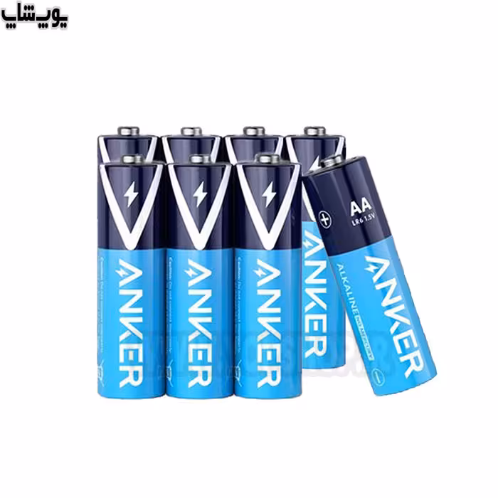 پک 8 تایی باتری قلمی انکر AA Alkaline Batteries مدل B1810