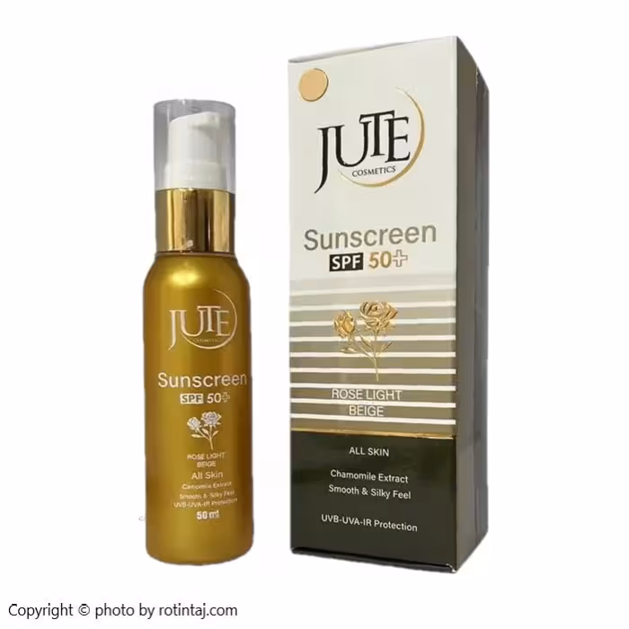 ضد آفتاب بژ خیلی روشن (رز لایت) SPF50 ژوت مناسب انواع پوست 50 میلی