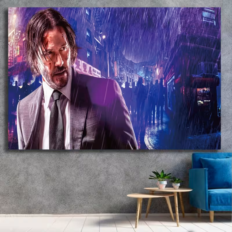 تابلو شاسی طرح جان ویک مدل SD213 | دنیای قاب