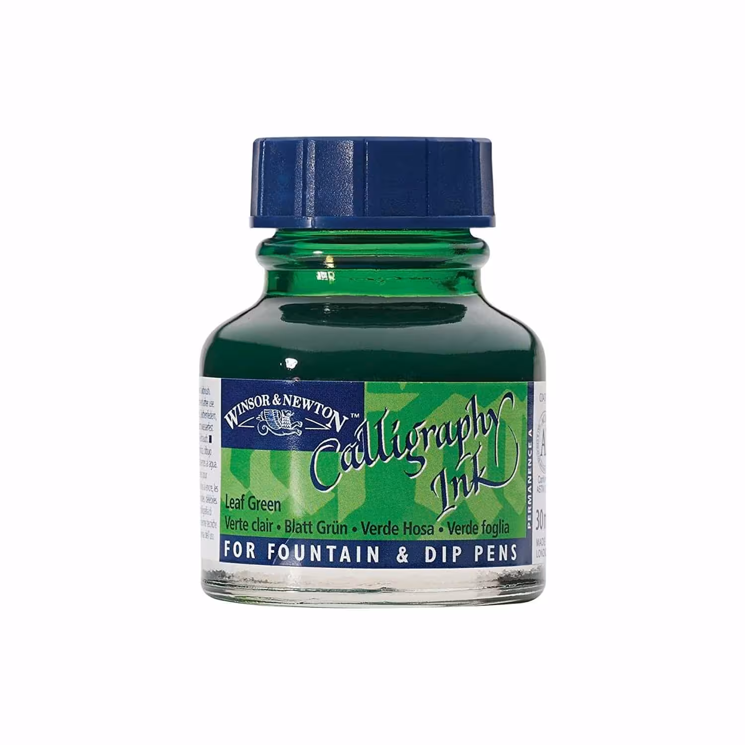 مرکب خوشنویسی وینزور سبز روشن Leaf Green Winsor