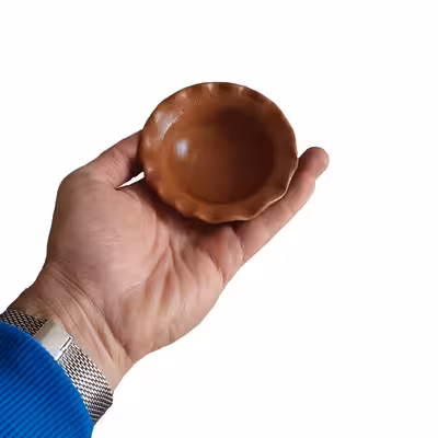 زیر سیگاری سفالی مدل پایه دار کد 4