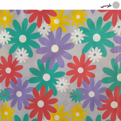 لحاف کرسی سندس مدل رنگارنگ کد F840 سایز 350x350 سانتی متر