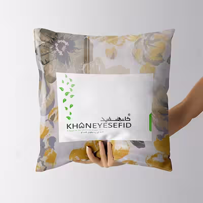 ملحفه خانه سفید مدل سایه یک نفره سایز 145x200سانتی متر