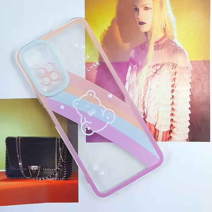 کاور لاین کینگ مدل خرس رنگین کمانی مناسب برای گوشی موبایل شیایومی Redmi Note 11 Global Note 11S
