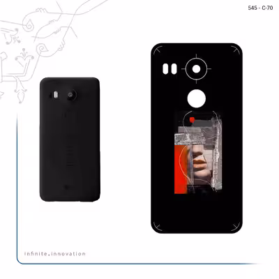 برچسب پوششی ماهوت مدل Collage of Mouth مناسب برای گوشی موبایل گوگل Nexus 5X