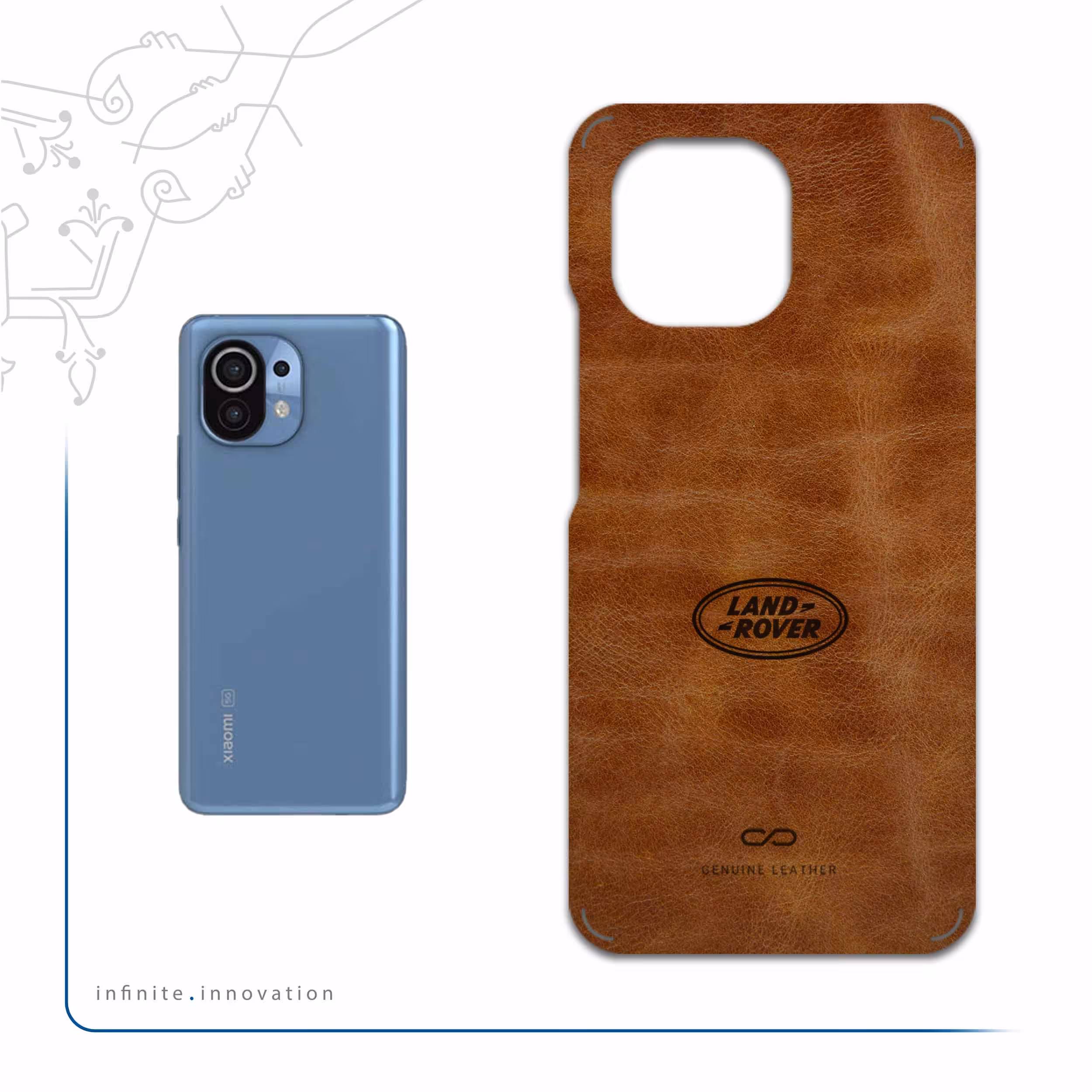 برچسب پوششی ماهوت مدل BFL-RNG_RVR مناسب برای گوشی موبایل شیائومی Mi 11 5G