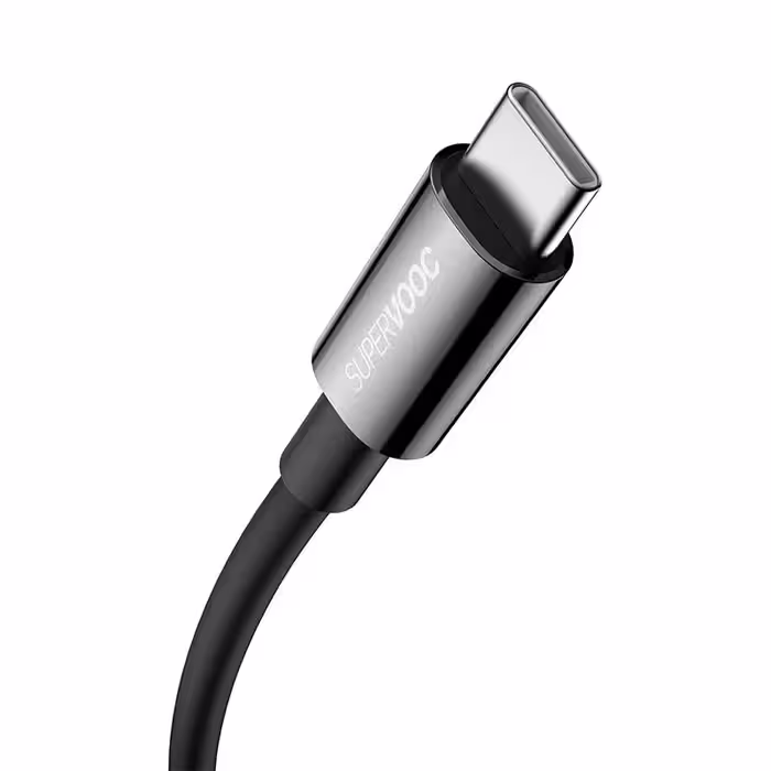 کابل تبدیل USB به USB-C باسئوس مدل SUPERVOOC 65W طول 2 متر