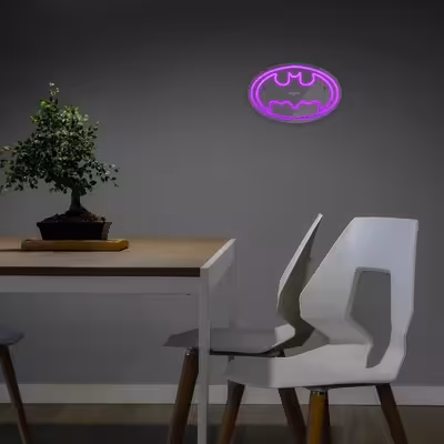 چراغ دیواری نئون دیزاین طرح Batman_PR