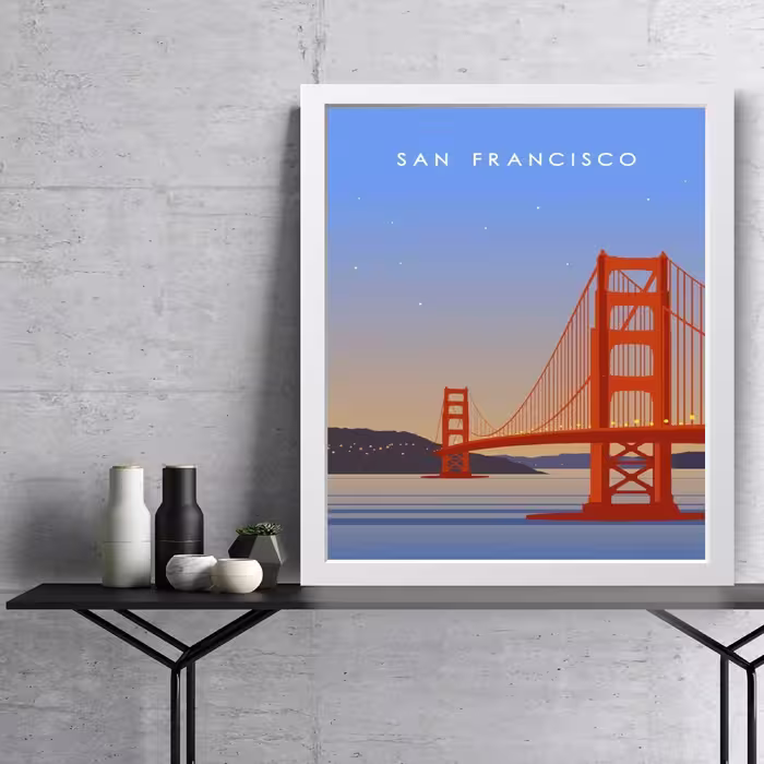 تابلو مدل سان فرانسیسکو San Francisco کد m2478-w