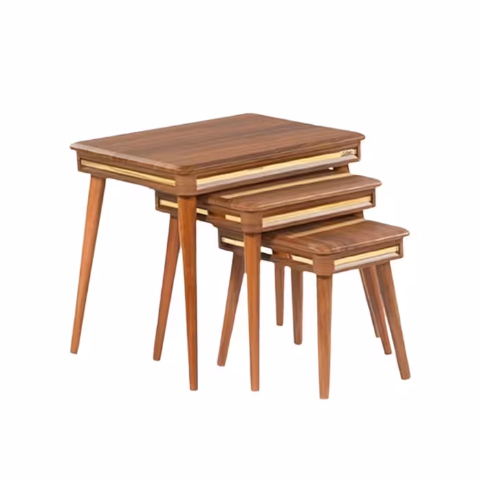 میز پذیرایی مدل گیسو مجموعه 4 عددی