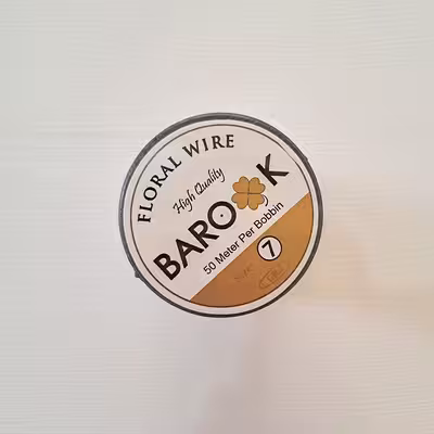 سیم گل سازی باروک مدل روکش دار شماره 7