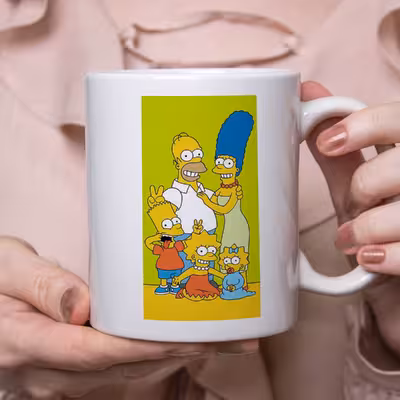 ماگ طرح کارتونی مدل خانواده سیمپسون ها S2