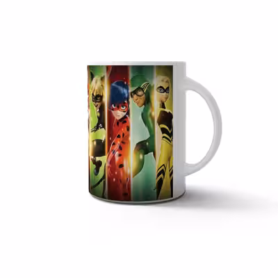 ماگ مدل دختر کفشدوزکی کد DG009