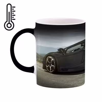 ماگ حرارتی طرح ماشین Lamborghini veneno مدل mgph15609