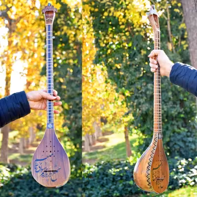 سه تار ایران ساز مدل شمع و پروانه