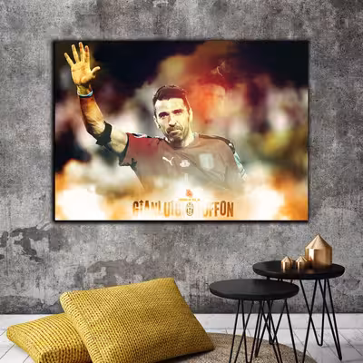 تابلو شاسی بکلیت طرح بازیکن فوتبال جانلوئیجی بوفون تیم ملی ایتالیا مدل SH-S6645