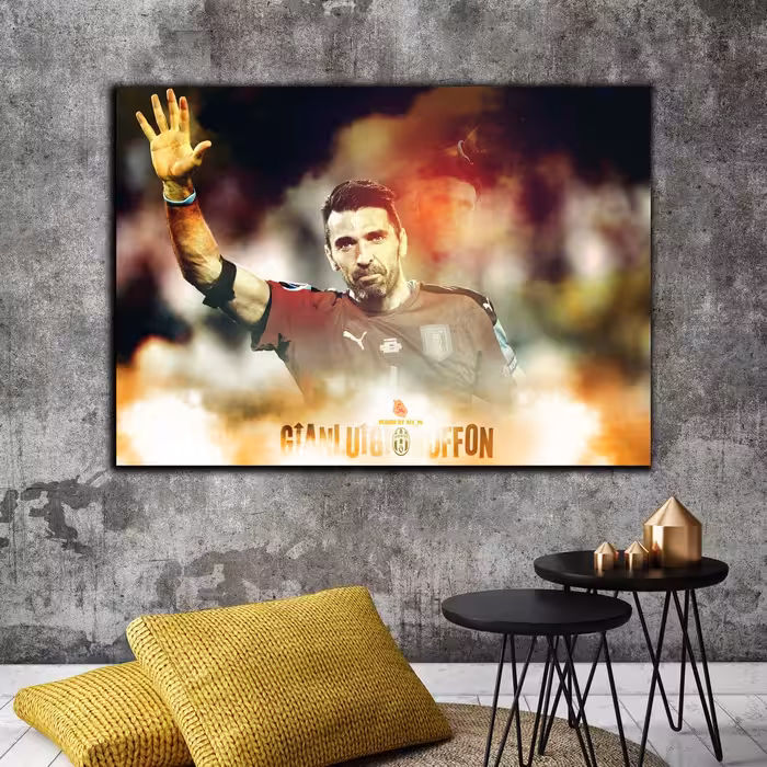 تابلو شاسی بکلیت طرح بازیکن فوتبال جانلوئیجی بوفون تیم ملی ایتالیا مدل SH-S6645