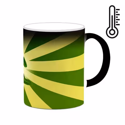 ماگ حرارتی کاکتی طرح نقاشی کارتونی مدل mgh18711