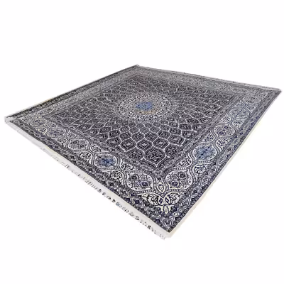 فرش دستبافت چهار متری مدل گنبد نائین کد 592