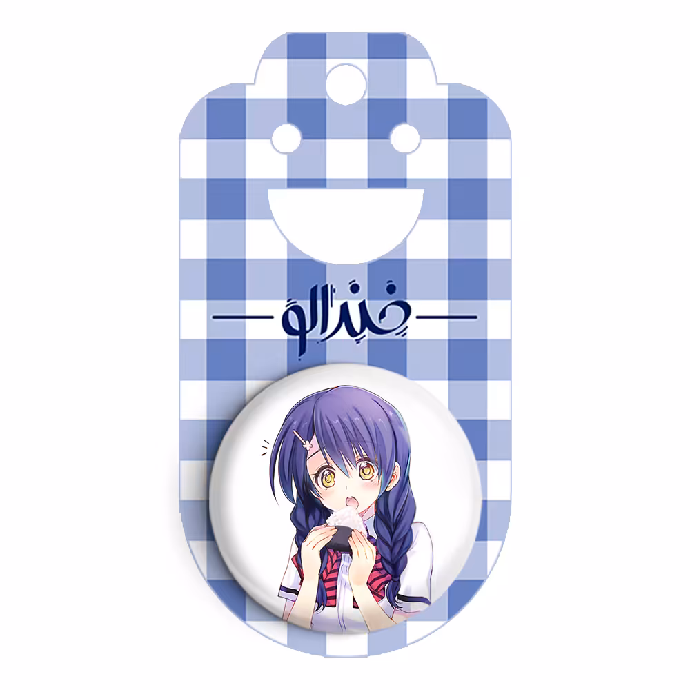 پیکسل خندالو مدل مگومی انیمه جنگ غذاها کد 17040